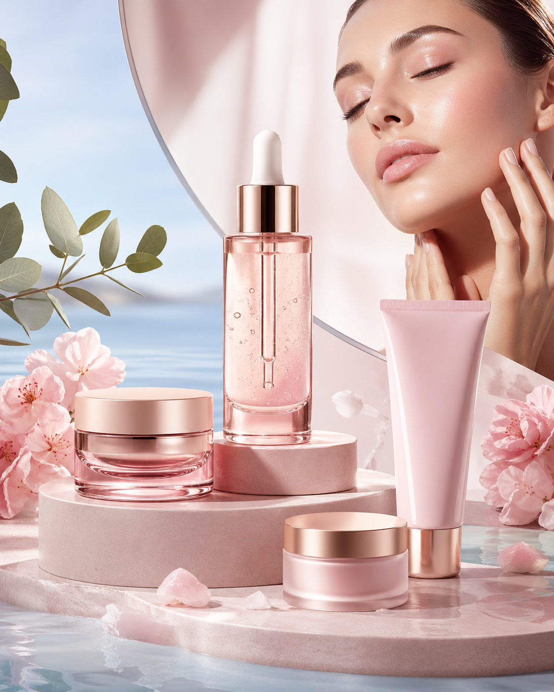 Beauty social media ad